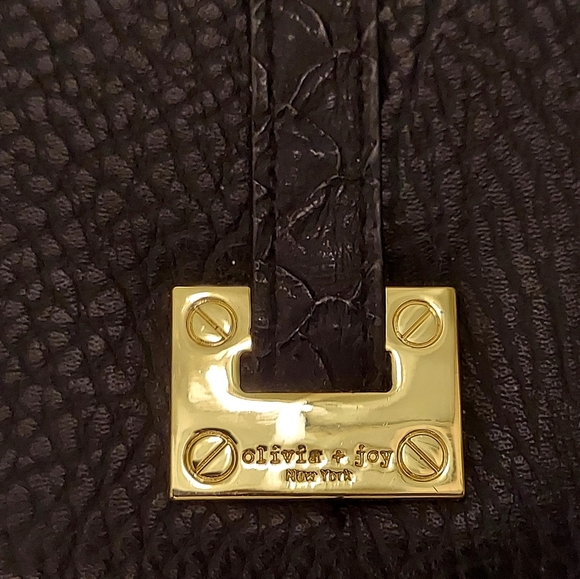 NWOT OLIVA + JOY NEW YORK DESIGNER WRISTLET & COIN PURSE POUCH GENUINE LEATHER - Picture 9 of 14